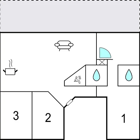 דירה Duenenvilla Penthouse ליבק